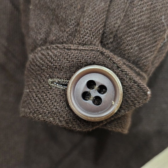 Mike & Chris Women's Wool Jacket Size Small Brown Full Zip Lined Pockets Vintage - Picture 2 of 7